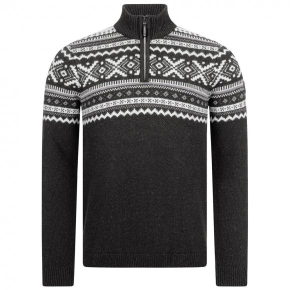 Giesswein | Nordic Sweater Zip Herren | Anthrazit Giesswein | Nordic Sweater Zip Herren | Anthrazit