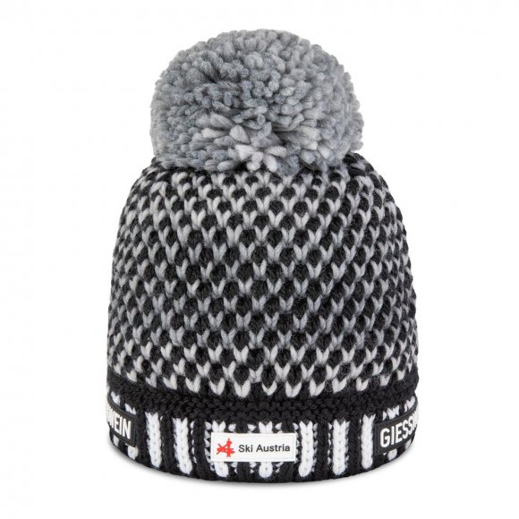 Giesswein | Ski Austria Beanie Laaxer Stöckli | Schwarz Giesswein | Ski Austria Beanie Laaxer Stöckli | Schwarz