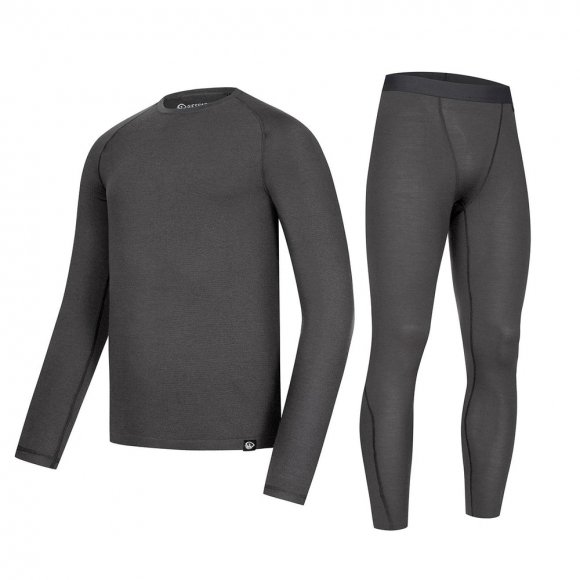 Giesswein | Merino Thermo Set Herren | Schiefer Giesswein | Merino Thermo Set Herren | Schiefer