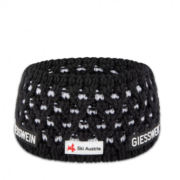 Giesswein | Ski Austria Headband Adelboden | Schwarz