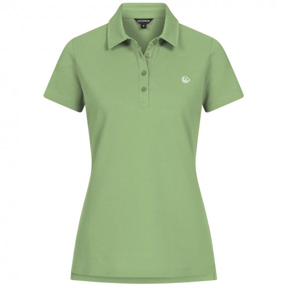 Giesswein | Polo Shirt Bio-Baumwolle Damen | Heugrün