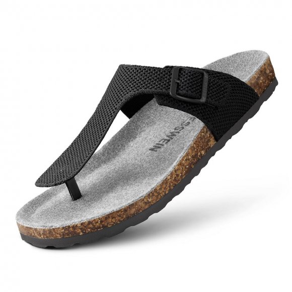 Giesswein | Merino Slides Lite Damen | Schwarz