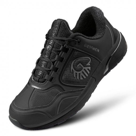 Giesswein | Wool Cross X Herren – Sportschuh aus Merinowolle | Solid Black