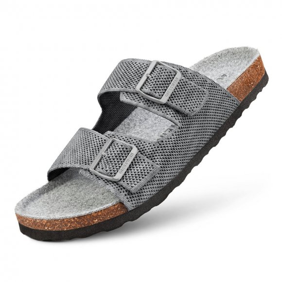 Giesswein | Merino Slides Herren | Schiefer
