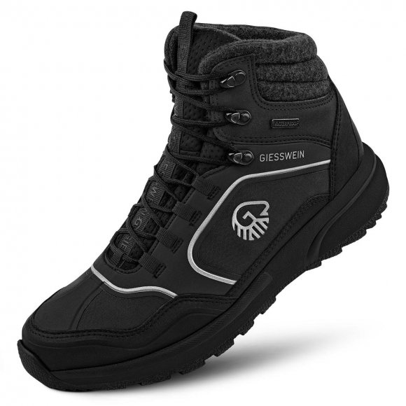 Giesswein | Wool Cross X Alpine - Wanderschuh mit Merinowolle | Schwarz Giesswein | Wool Cross X Alpine - Wanderschuh mit Merinowolle | Schwarz