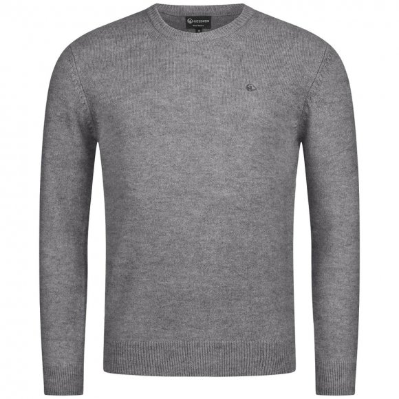 Giesswein | Wollpullover Rundhals Herren | Schiefer