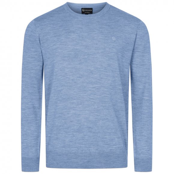 Giesswein | Wollpullover Light Rundhals Herren | Himmelblau Giesswein | Wollpullover Light Rundhals Herren | Himmelblau