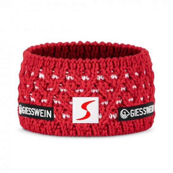 Giesswein | Ski Austria Headband Adelboden | Rot