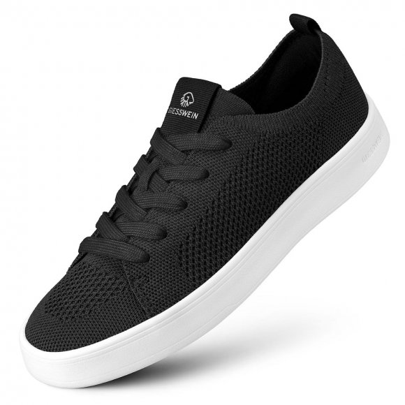 Giesswein | Wool Sneaker Herren - Federleichter Merino Sneaker | Schwarz