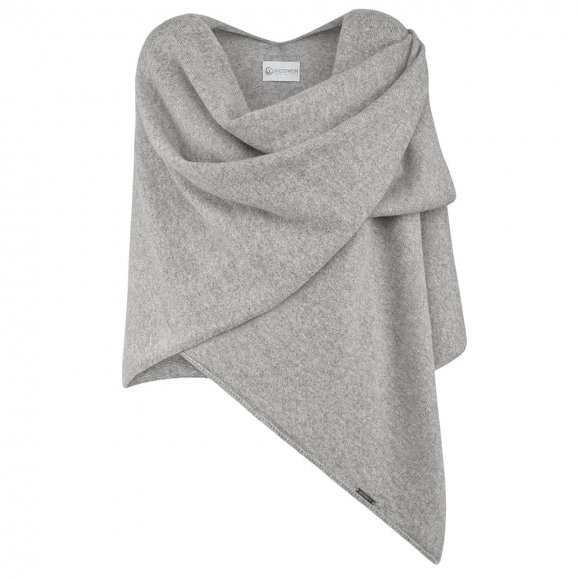 Giesswein | Merino Lambswool Cape | Kiesel