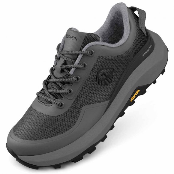 Giesswein | Wool Trail X Damen - Trailrunning Schuh aus Merino Wolle | Schiefer