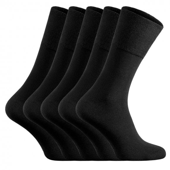 Giesswein | Komfort Socken Bio-Baumwolle | Schwarz