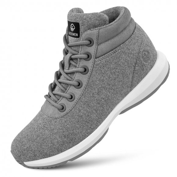 Giesswein | Wool Sneaker High Top Herren | Schiefer