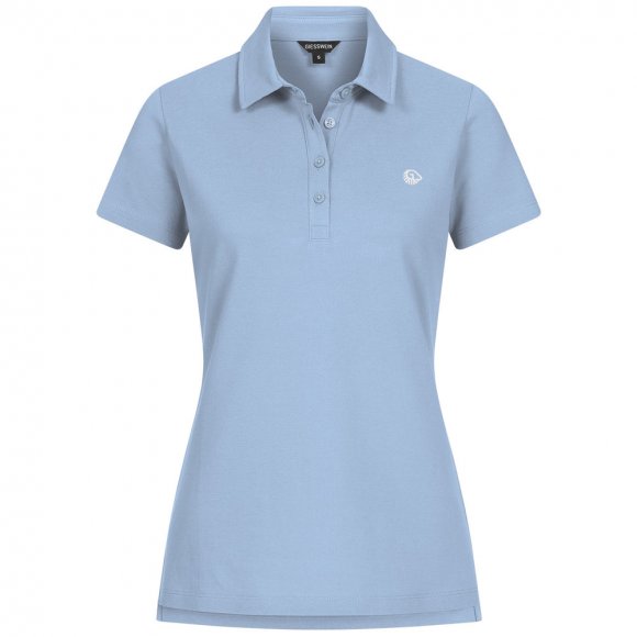 Giesswein | Polo Shirt Bio-Baumwolle Damen | Himmelblau
