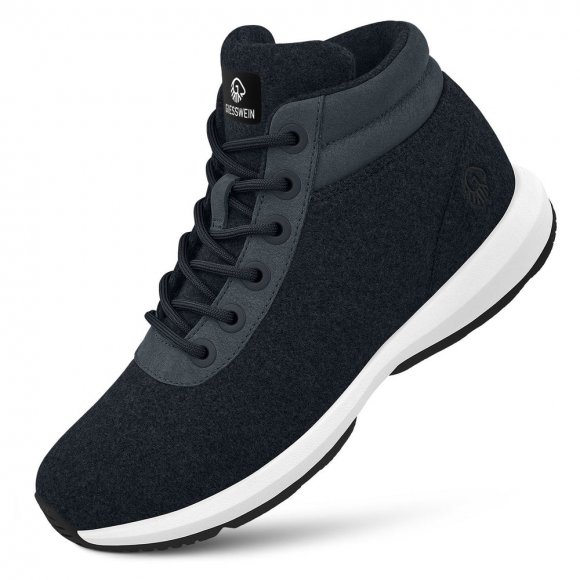 Giesswein | Wool Sneaker High Top Herren | Dk.Blau
