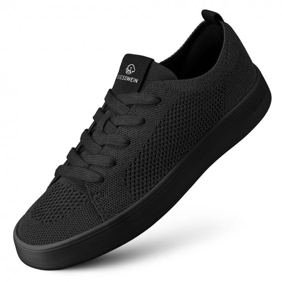 Giesswein | Wool Sneaker Damen - Federleichter Merino Sneaker | Solid Black