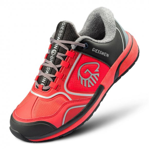 Giesswein | Wool Cross X Herren – Sportschuh aus Merinowolle | Flammenrot