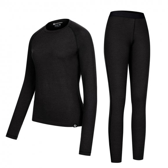 Giesswein | Merino Thermo Set Damen | Schwarz Giesswein | Merino Thermo Set Damen | Schwarz