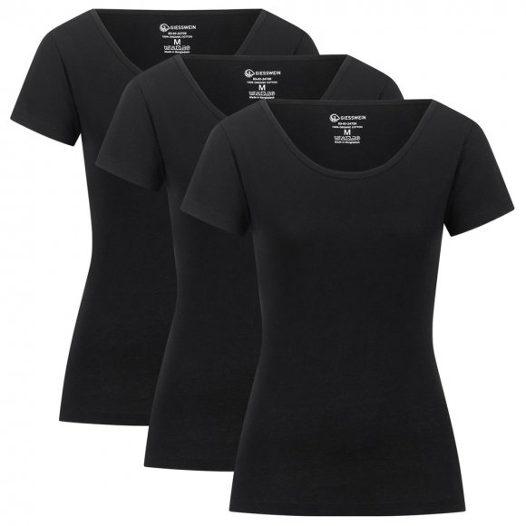 Giesswein | Organic T-Shirt Damen | Schwarz