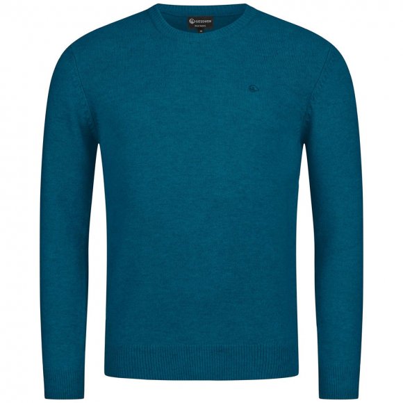 Giesswein | Wollpullover Rundhals Herren | Petrol