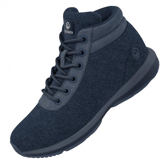 Giesswein | Wool Sneaker High Top Herren | Dk.Blau