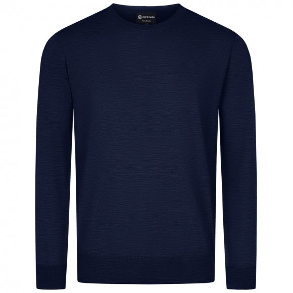 Giesswein | Baumwollpullover Rundhals Herren | Navy Giesswein | Baumwollpullover Rundhals Herren | Navy