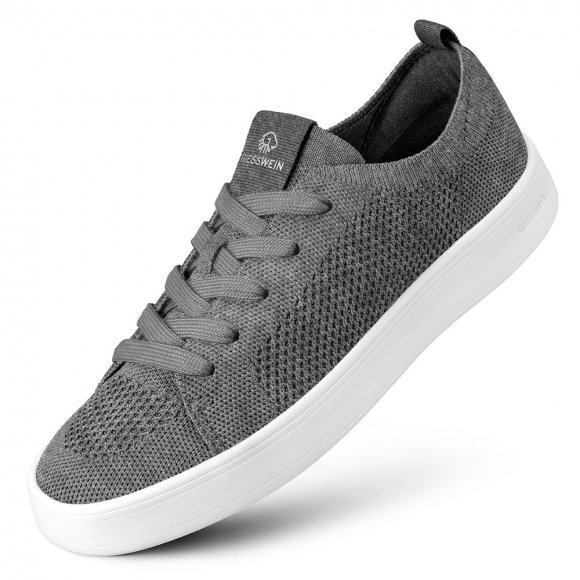 Giesswein | Wool Sneaker Herren - Federleichter Merino Sneaker | Schiefer