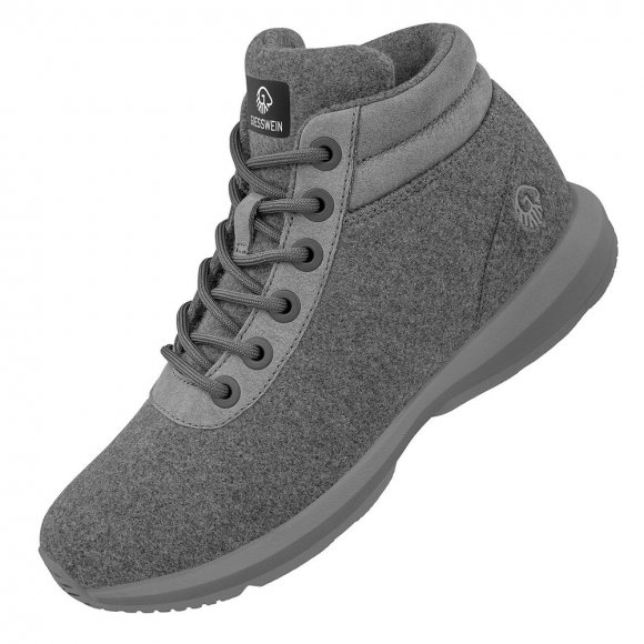 Giesswein | Wool Sneaker High Top Damen | Schiefer