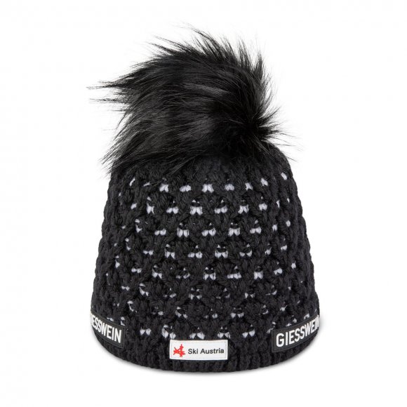 Giesswein | Ski Austria Beanie Älplihorn | Schwarz