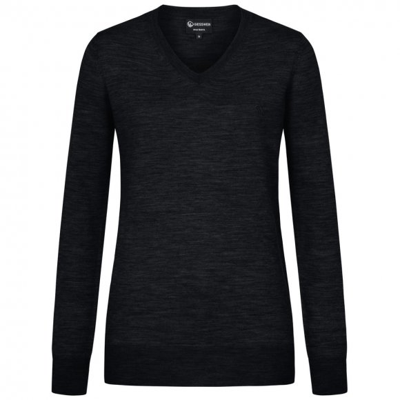 Giesswein | Wollpullover Light V-Ausschnitt Damen | Anthrazit Giesswein | Wollpullover Light V-Ausschnitt Damen | Anthrazit