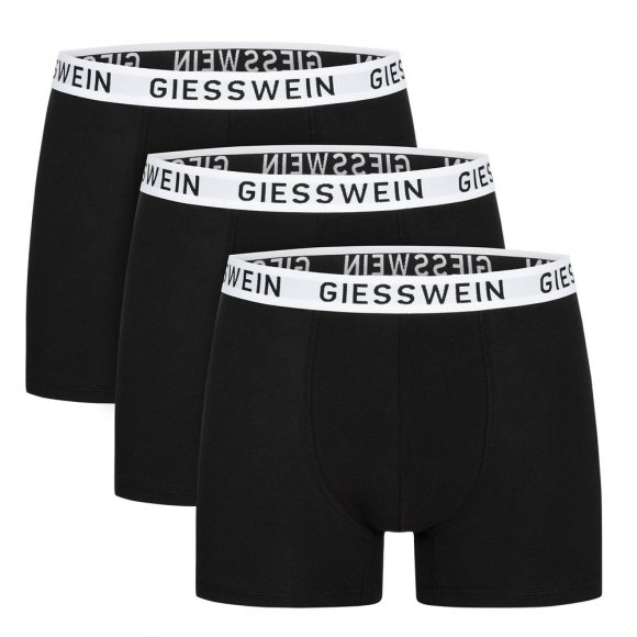 Giesswein | Organic Boxershorts 3er-Pack | Schwarz Giesswein | Organic Boxershorts 3er-Pack | Schwarz