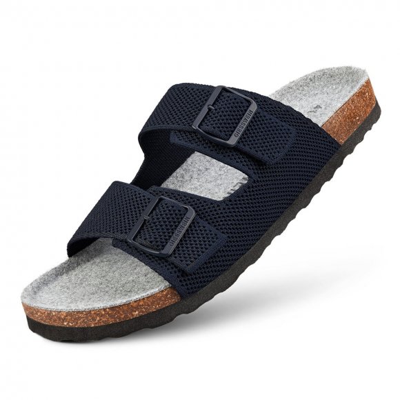 Giesswein | Merino Slides Herren | Ocean Blue
