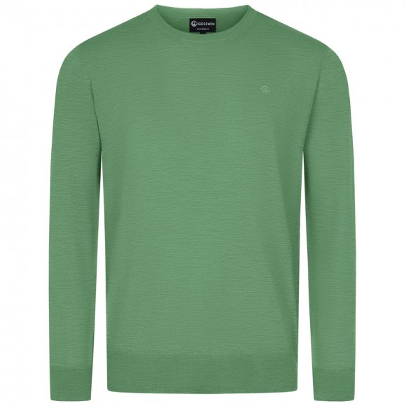 Giesswein | Baumwollpullover Rundhals Herren | Heugrün Giesswein | Baumwollpullover Rundhals Herren | Heugrün
