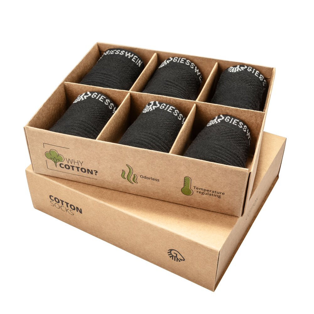 Giesswein | Sneaker Socken Baumwolle | Schwarz Giesswein | Sneaker Socken Baumwolle | Schwarz