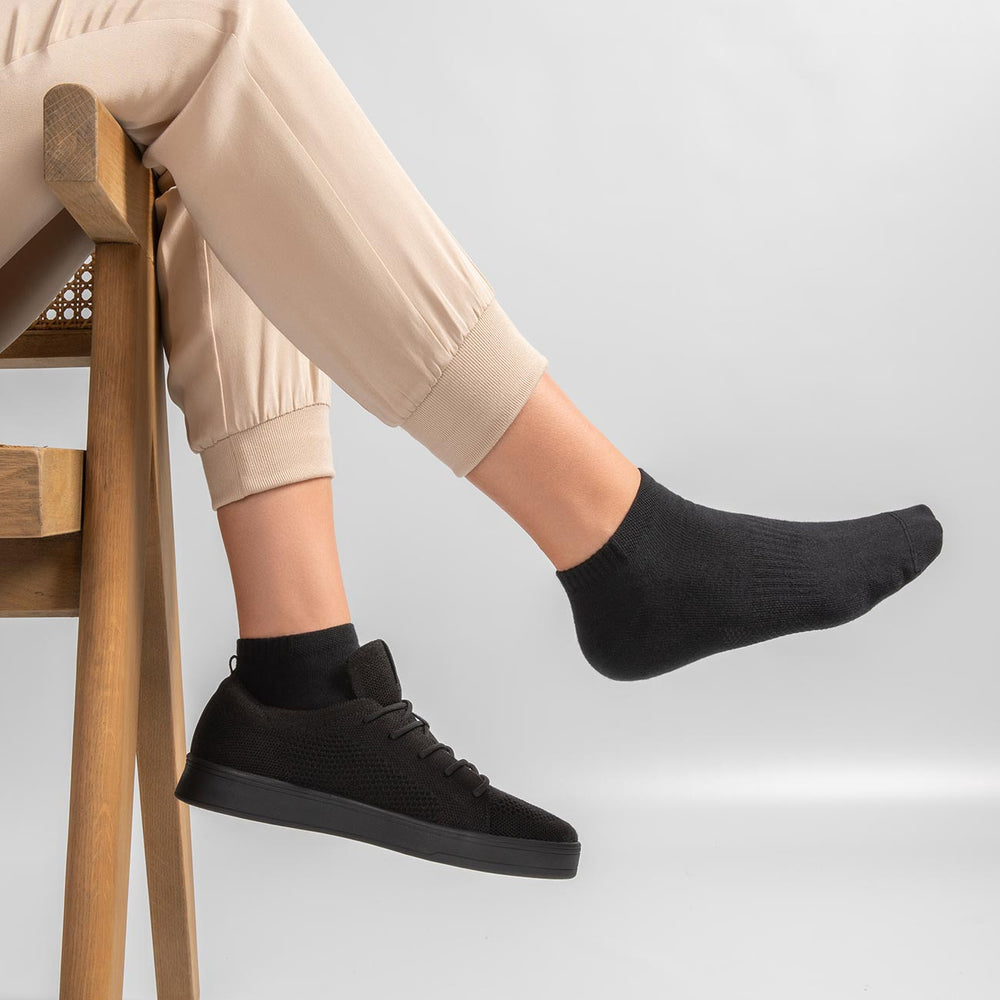 Giesswein | Sneaker Socken Baumwolle | Schwarz Giesswein | Sneaker Socken Baumwolle | Schwarz