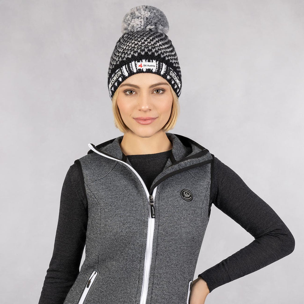 Giesswein | Ski Austria Beanie Laaxer Stöckli | Schwarz Giesswein | Ski Austria Beanie Laaxer Stöckli | Schwarz