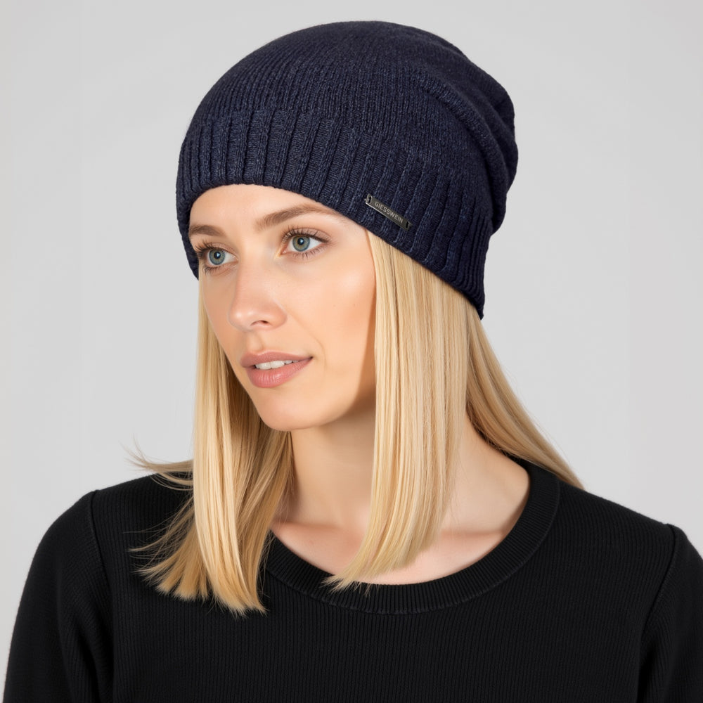 Giesswein | Cashmerebeanie Schwarzenstein | Stahlblau Giesswein | Cashmerebeanie Schwarzenstein | Stahlblau