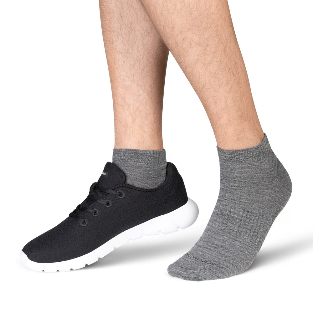 Giesswein | Sneaker Socken Merino Wolle | Schiefer