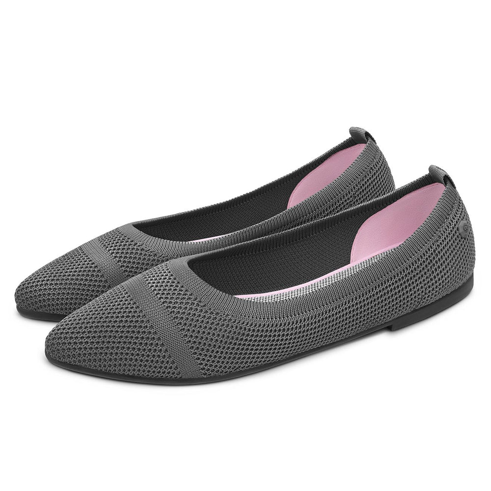 Giesswein | Eco Ballerinas Pointy 2.0 | Schiefer Giesswein | Eco Ballerinas Pointy 2.0 | Schiefer