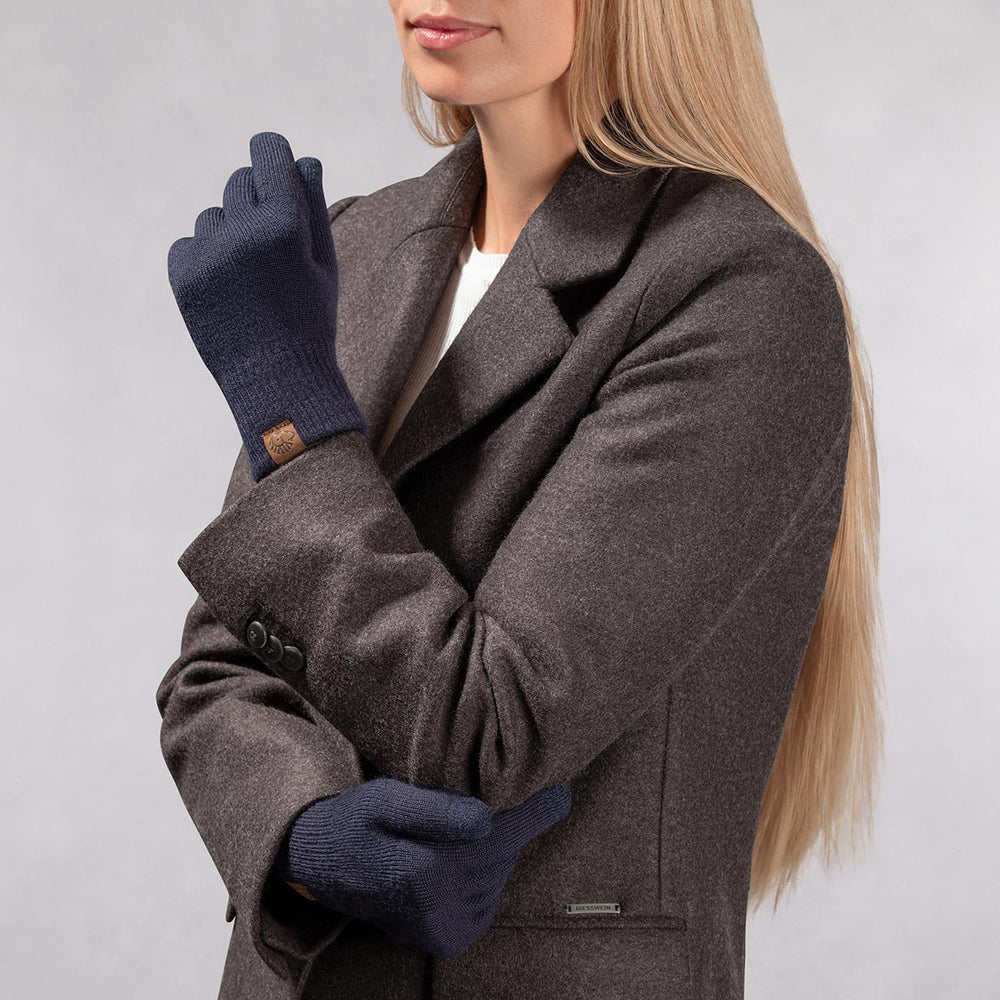 Giesswein | MerinoLux Gloves Damen | Dk.Blau Giesswein | MerinoLux Gloves Damen | Dk.Blau