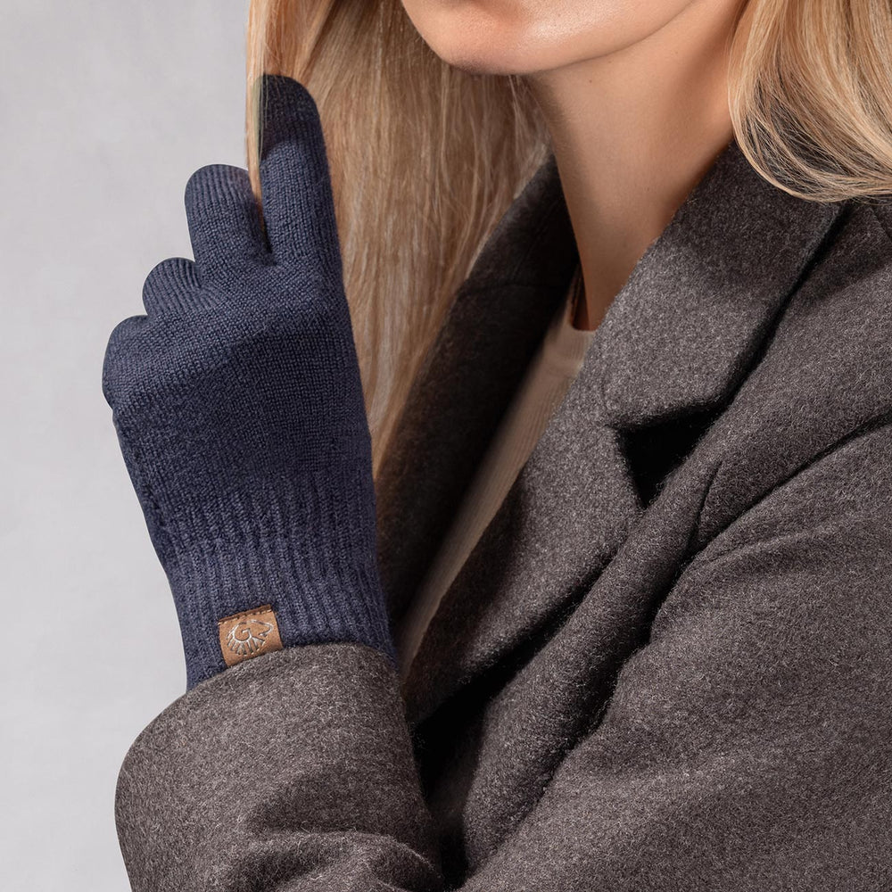 Giesswein | MerinoLux Gloves Damen | Dk.Blau Giesswein | MerinoLux Gloves Damen | Dk.Blau