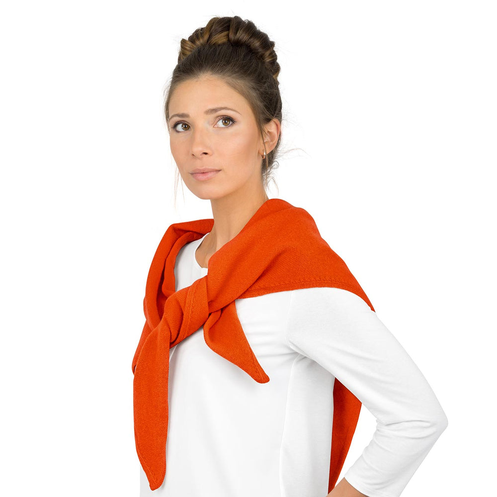 Giesswein | Merino Lambswool Dreieckstuch | Sportorange Giesswein | Merino Lambswool Dreieckstuch | Sportorange