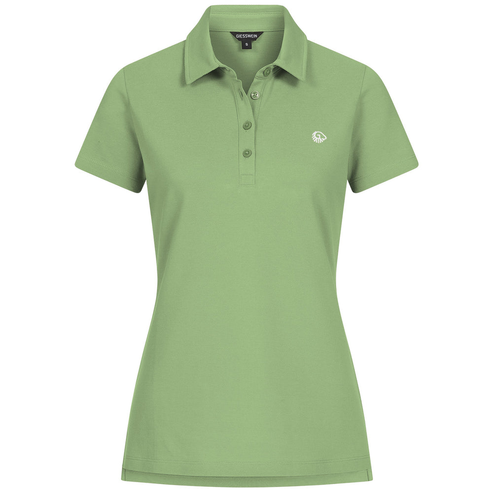 Giesswein | Polo Shirt Bio-Baumwolle Damen | Heugrün Giesswein | Polo Shirt Bio-Baumwolle Damen | Heugrün