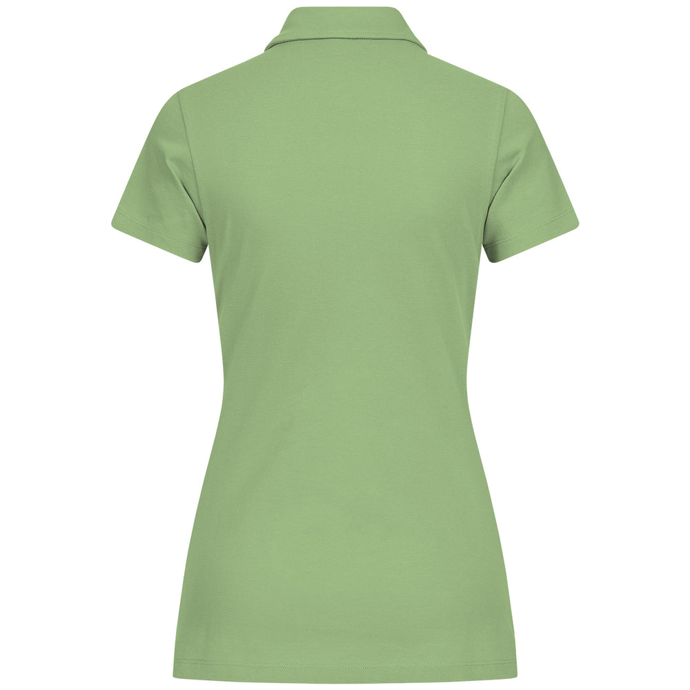 Giesswein | Polo Shirt Bio-Baumwolle Damen | Heugrün Giesswein | Polo Shirt Bio-Baumwolle Damen | Heugrün
