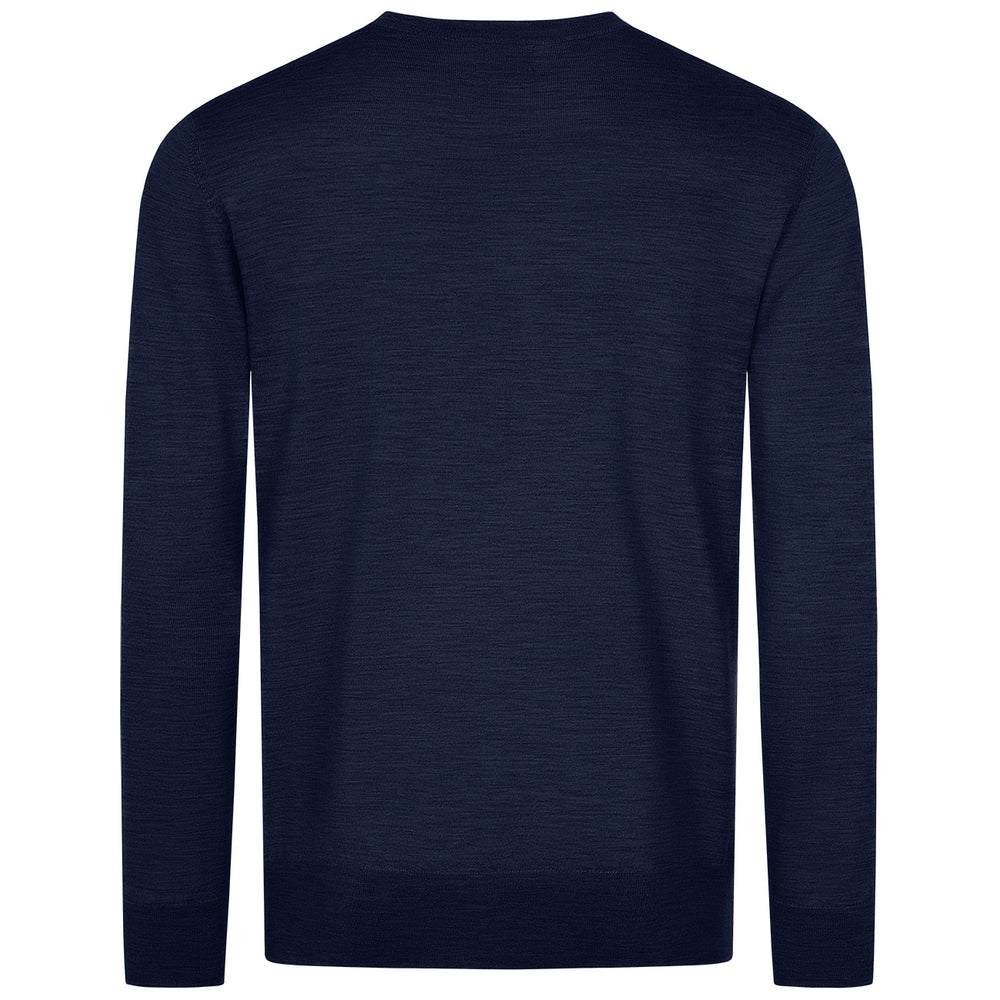 Giesswein | Baumwollpullover V-Ausschnitt Herren | Navy Giesswein | Baumwollpullover V-Ausschnitt Herren | Navy
