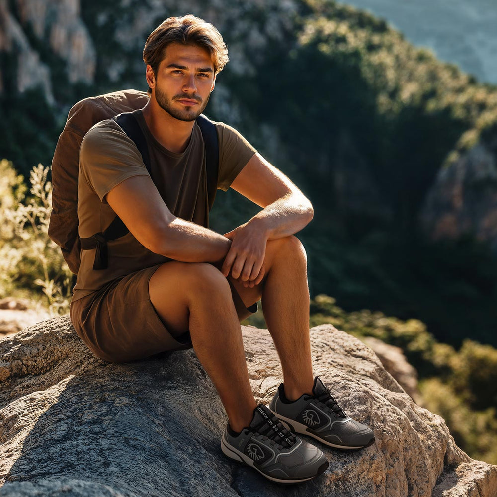 Giesswein | Wool Cross X Herren – Sportschuh aus Merinowolle | Schiefer Giesswein | Wool Cross X Herren – Sportschuh aus Merinowolle | Schiefer