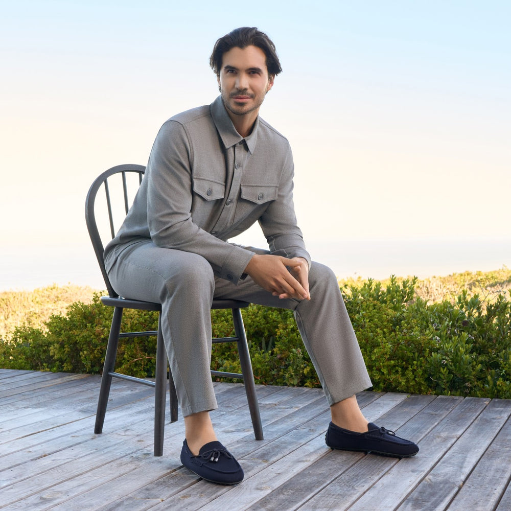 Giesswein | Wool Loafer Herren | Ocean Blue