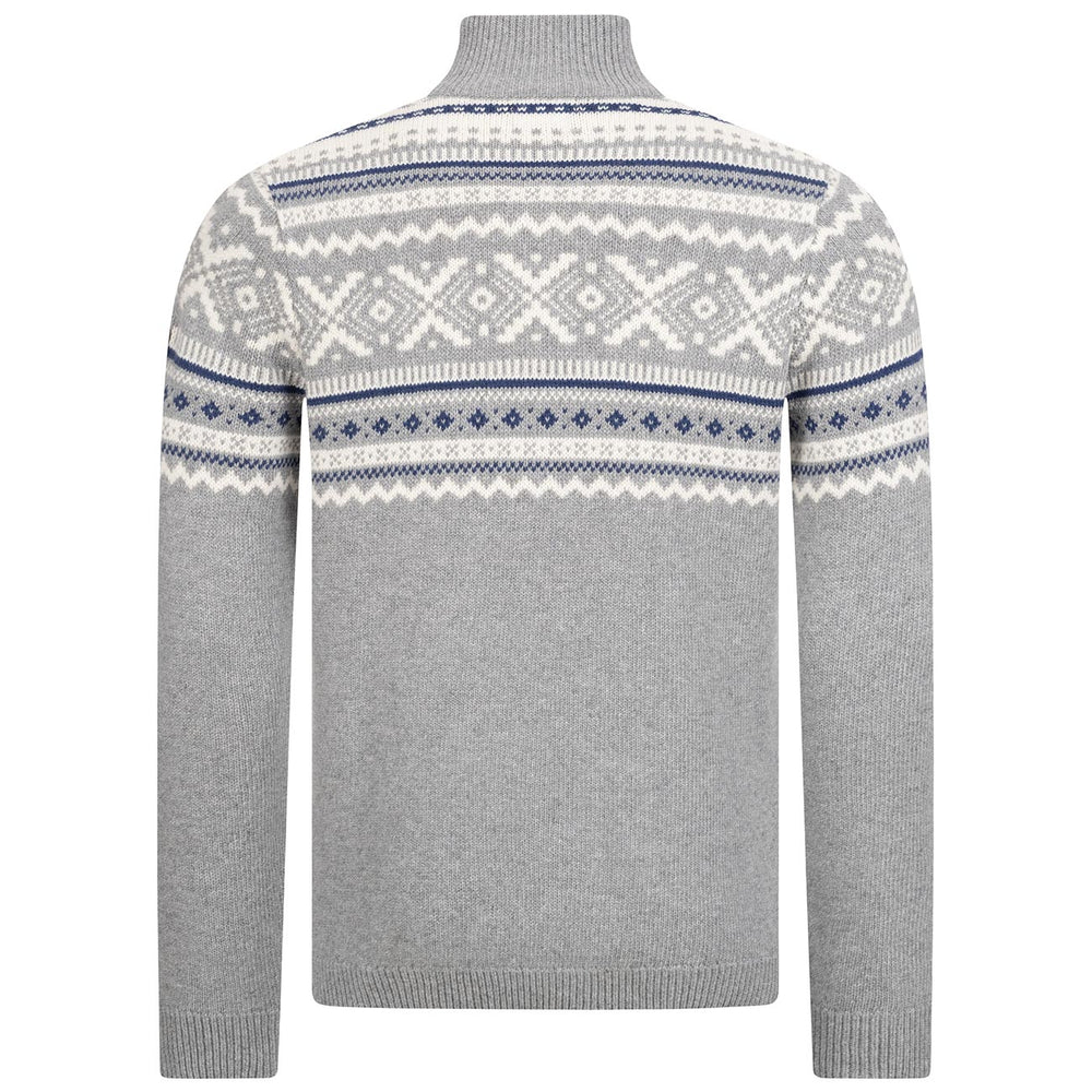 Giesswein | Nordic Sweater Zip Herren | Schiefer