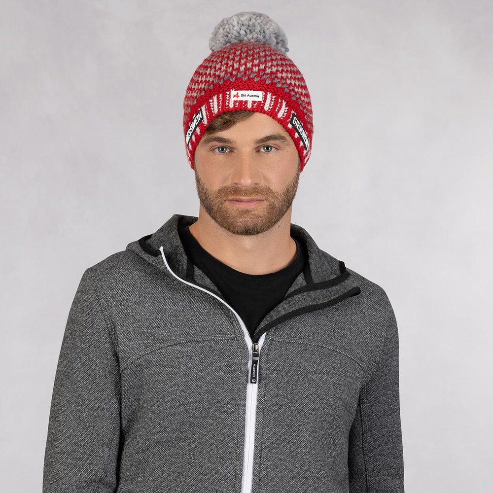 Giesswein | Ski Austria Beanie Laaxer Stöckli | Rot