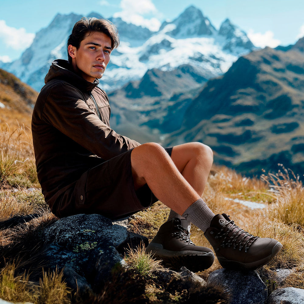 Giesswein | Merino Leather Alpine M | Schwarz